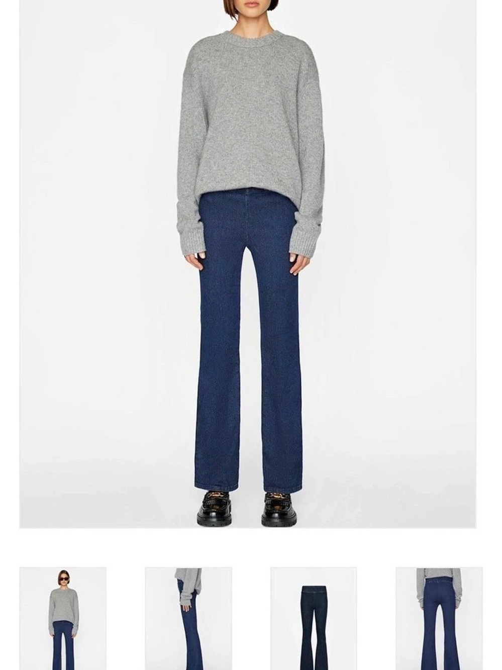 Frame Flare Jeans in Blue NWT
